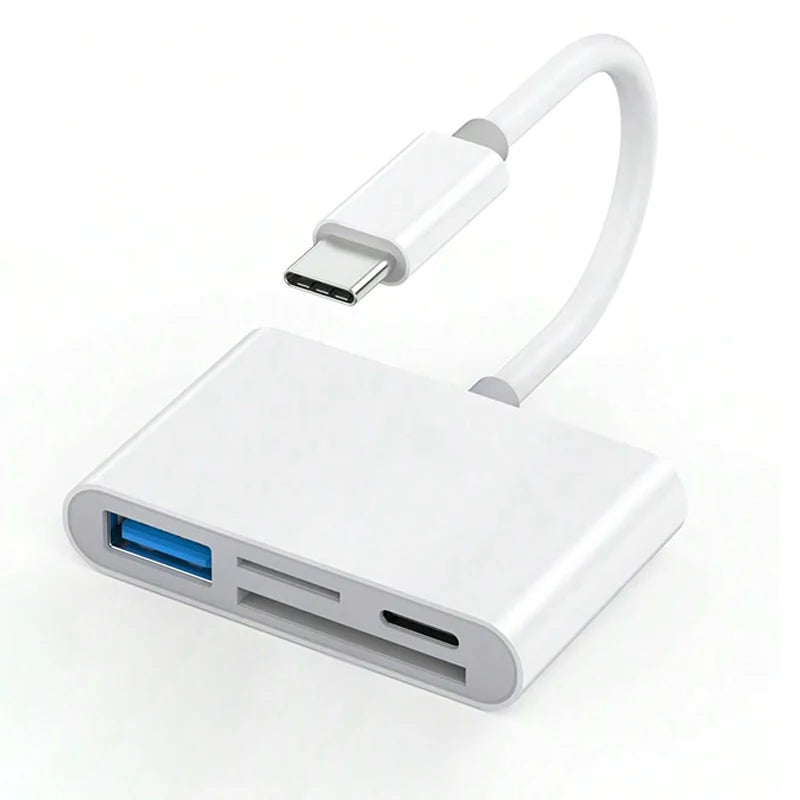 4-in-1 USB OTG Kartenleser SD TF Adapter