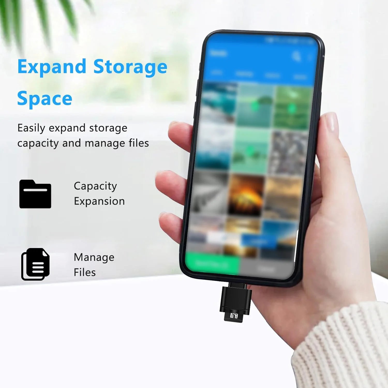 USB-C TF Kartenleser für iPhone, MacBook & Laptop