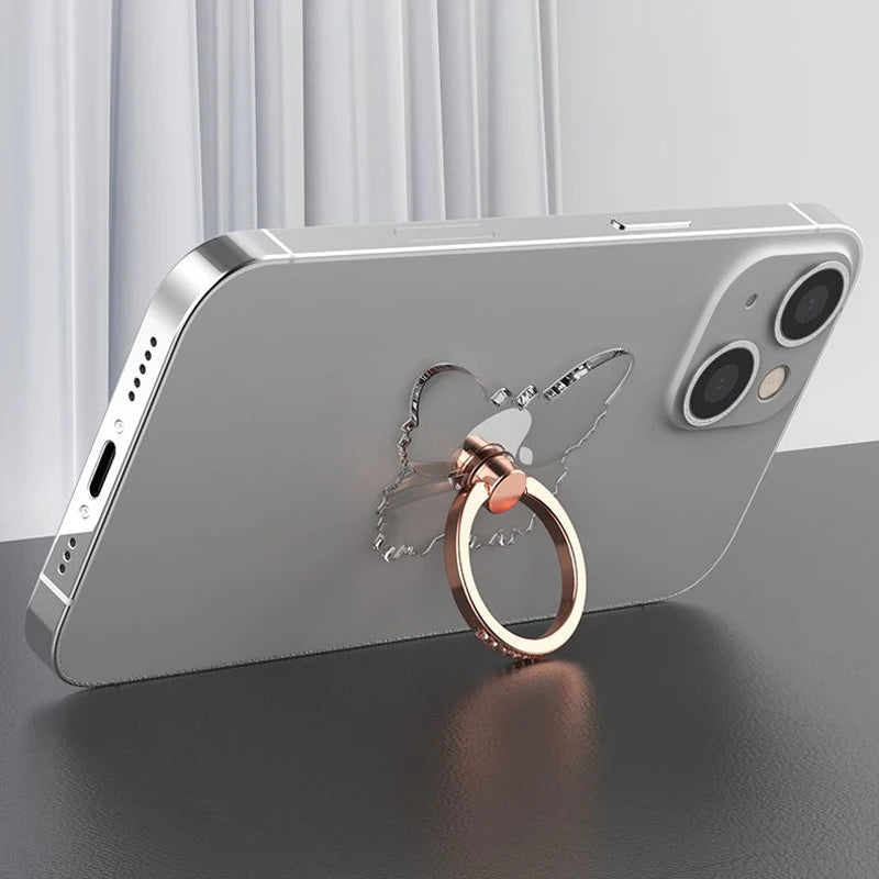 Transparenter Handy-Ringhalter 360°