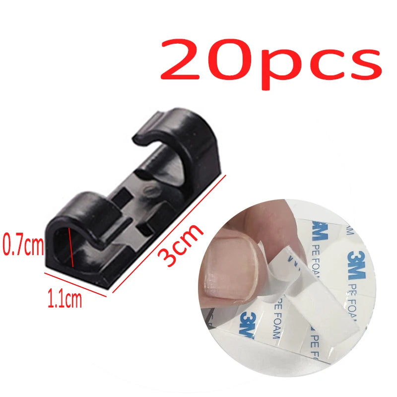 Kabel Organizer Clips für USB und Datenkabel