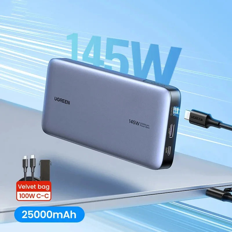 Ugreen 145W 25000mAh Schnelllade-Powerbank