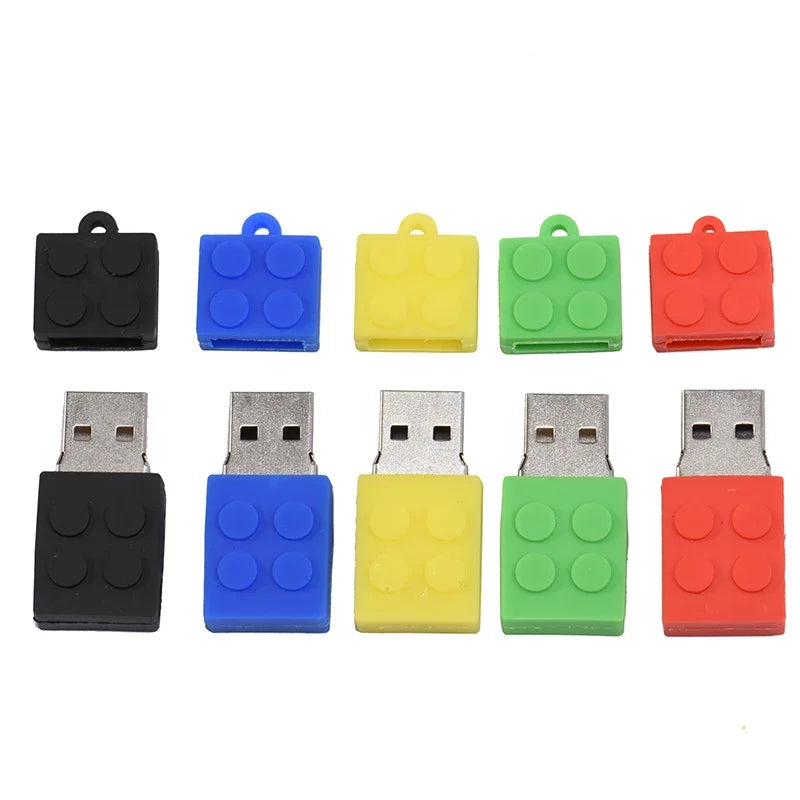 JASTER USB Stick Baustein 64GB Geschenk Kinder