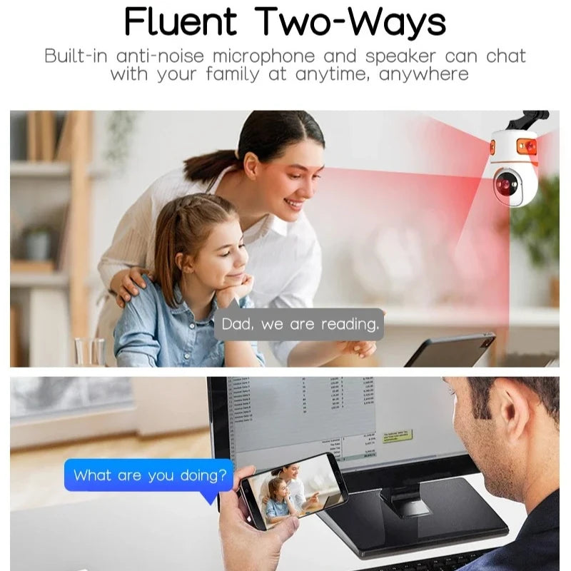 15MP WLAN Überwachungskamera mit PTZ und Babyphone
