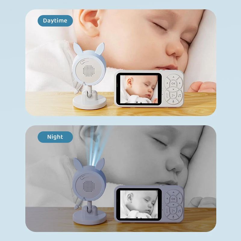 3,5 Zoll Baby Monitor RGB Nachtlicht Nachtsicht