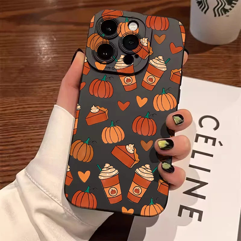 Halloween Pumpkin Phone Case for Samsung Galaxy S25 S24 S23