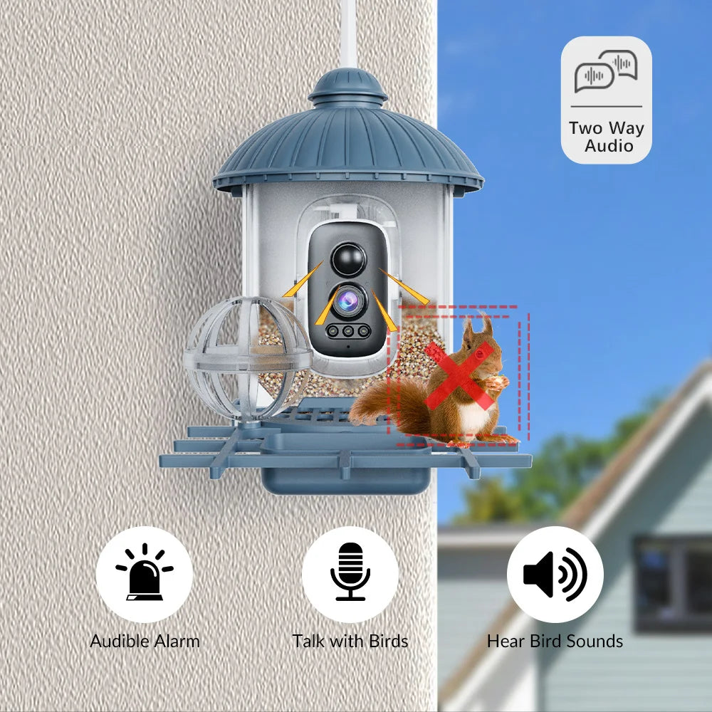 Solar WLAN Vogelhauskamera mit 4MP HD Nachtsicht