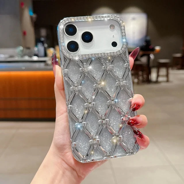 Luxus Bling Glitter Silikon Hülle für iPhone 17 Pro Max