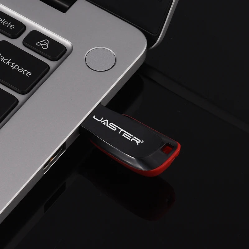 Rotes Logo USB 2.0 Flash-Laufwerk