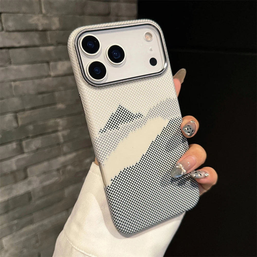 Kohlefaser MagSafe Hülle matt für iPhone 17