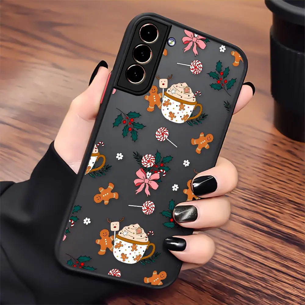 Süße Christmas Candy Handyhülle für Samsung S25