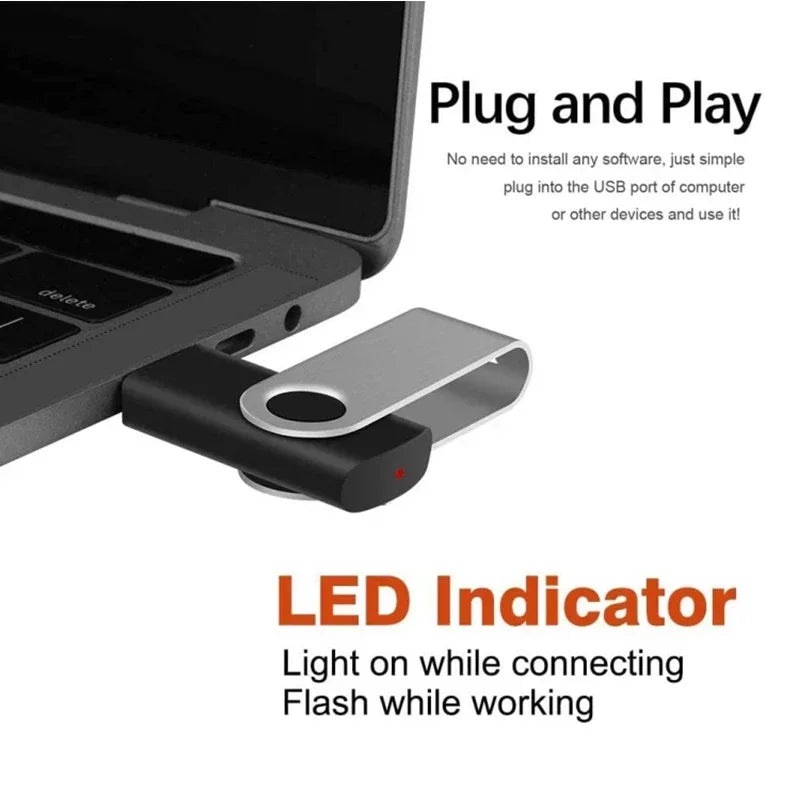 USB-Metallstick mit Logo 1–64GB Großhandel