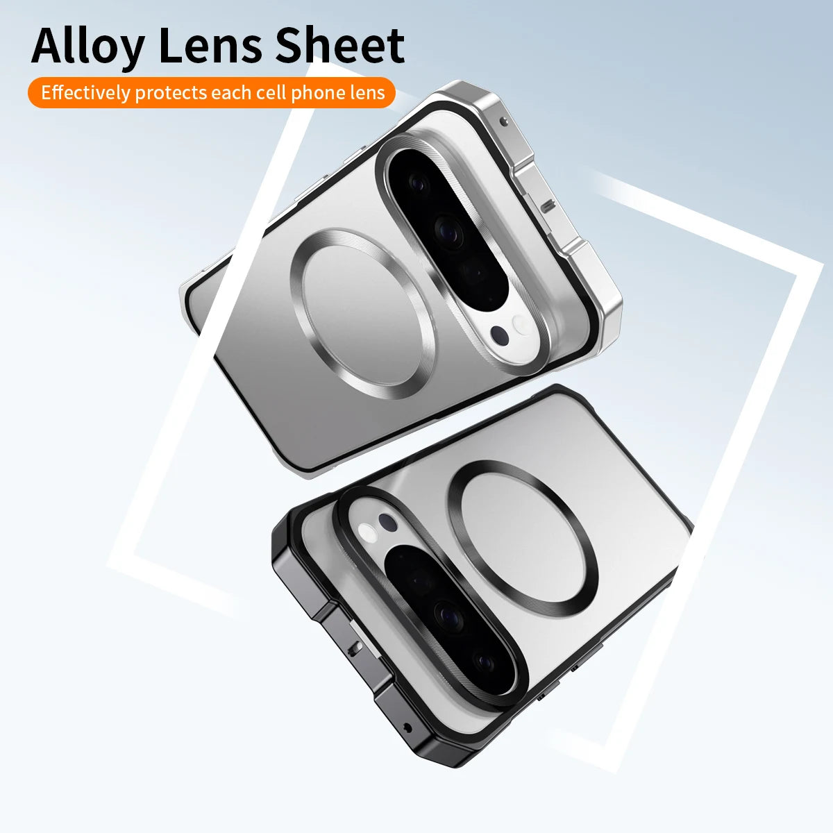 Aluminium Metallhülle für Google Pixel 10, Stoßfest