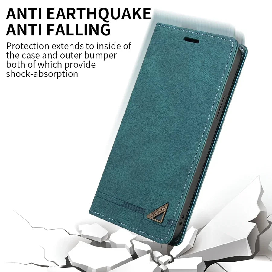 Magnetische Flip Tasche für Xiaomi & Poco