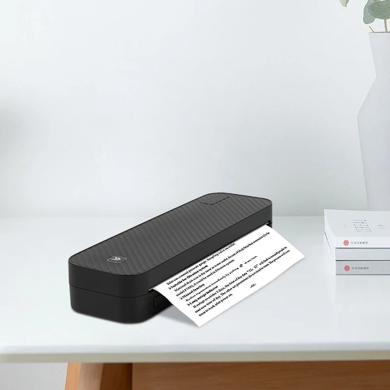 Tragbarer Bluetooth A4 Thermodrucker papierlos