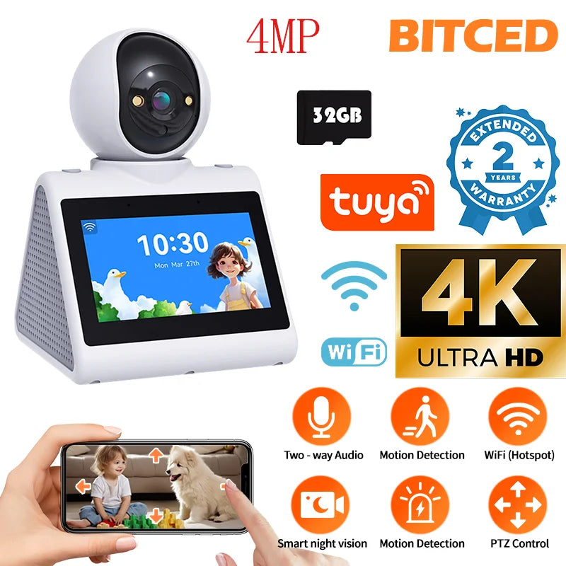 2MP WLAN Innenkamera mit Audio & Nachtsicht