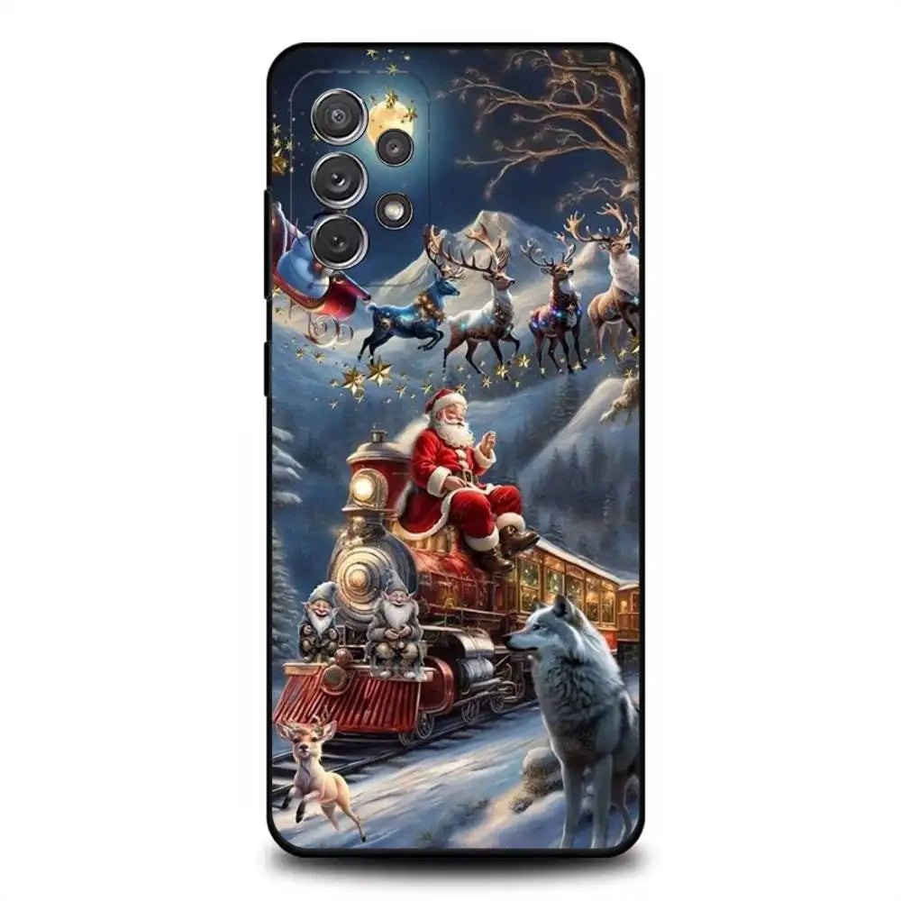 Weihnachts Santa Claus Handyhülle für Samsung S25
