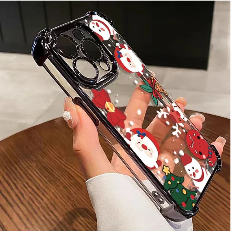 Weihnachts Handyhülle TPU für Google Pixel 8 9 10 Luxus Design