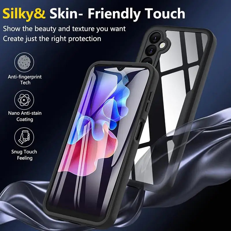 360° Hülle mit Displayschutz für Galaxy A-Serie