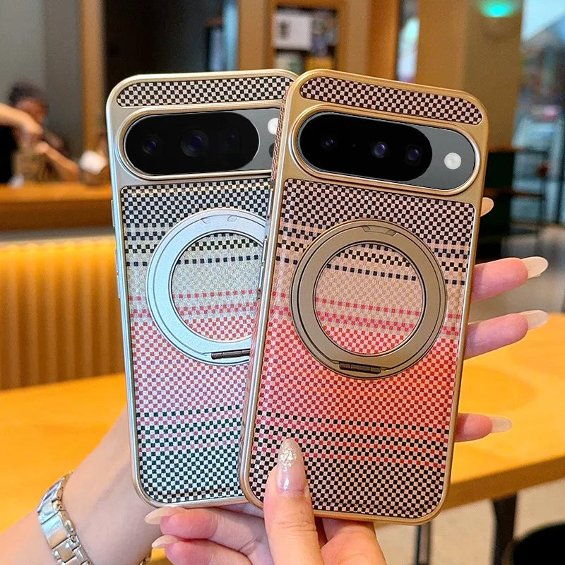 Drehbare PU-Leder Hülle für Google Pixel 10