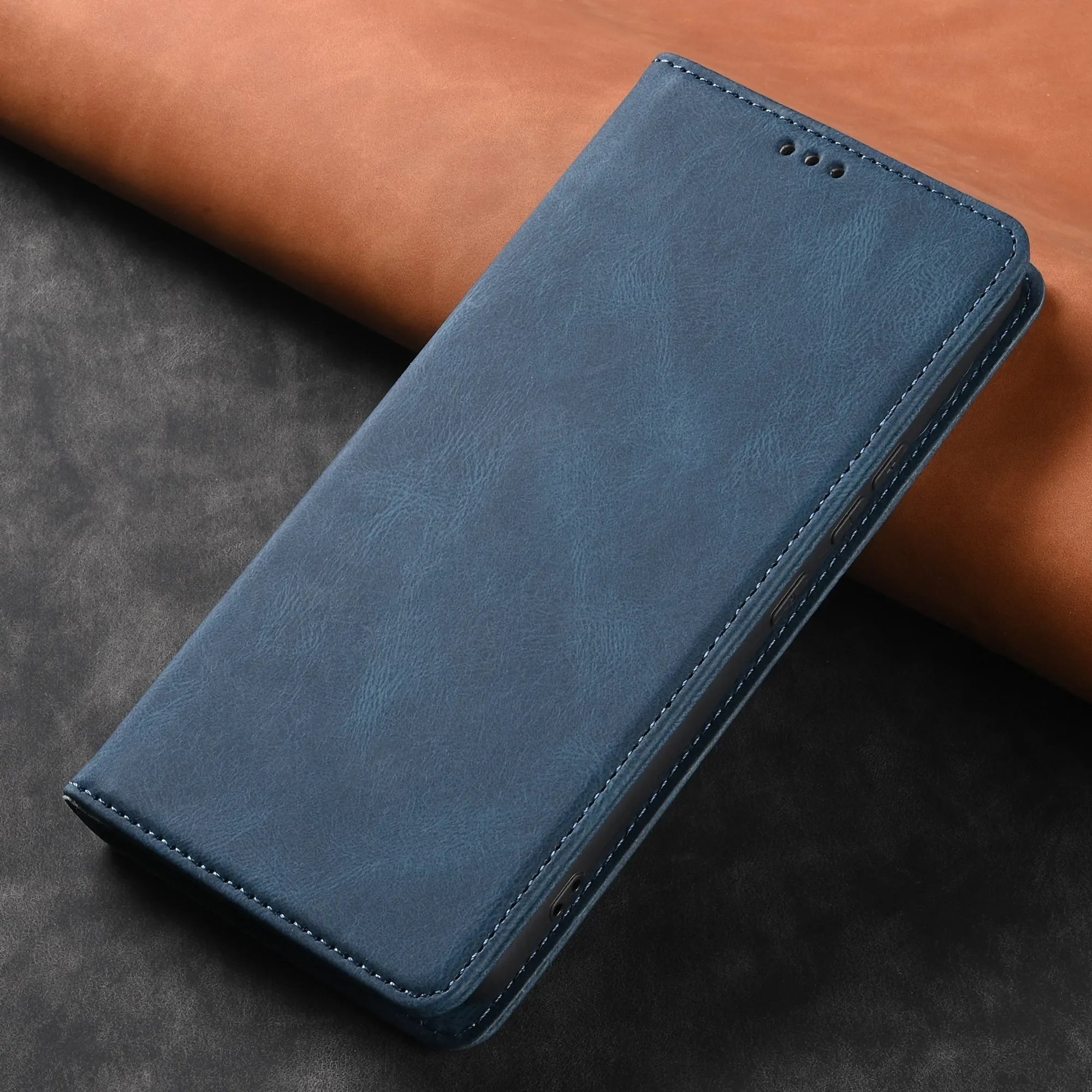 Leder Flip Hülle für Samsung Galaxy