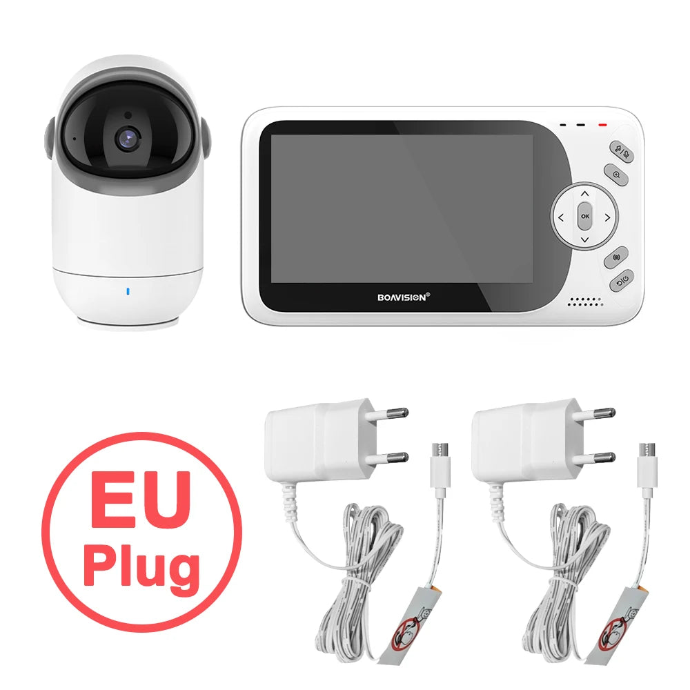 Video-Babymonitor 4.3 Zoll Pan Tilt Kamera