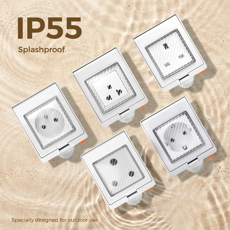 Wasserdichte WLAN Steckdose Outdoor IP55 mit Timer