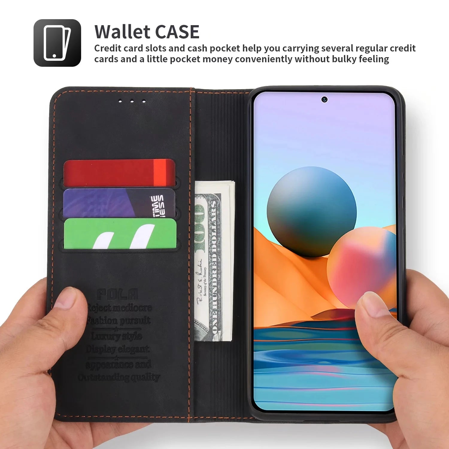 Ledertasche für Xiaomi & Poco Modelle