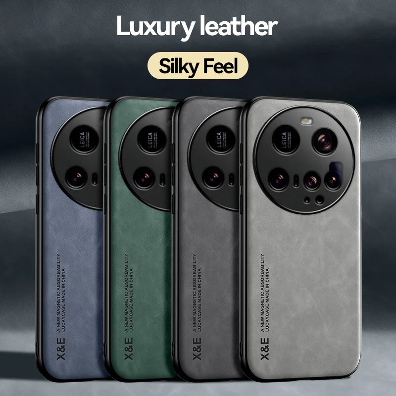 Magnetische Lederhülle Xiaomi 15 Ultra