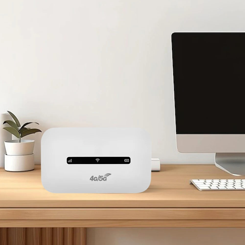 Mobile 4G WiFi router with 3000mAh battery