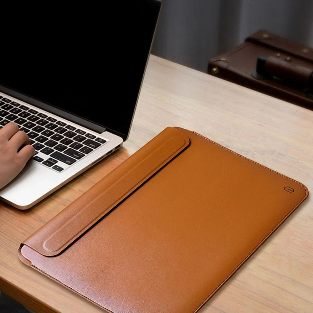 WiWU Laptop Hülle aus Leder für MacBook