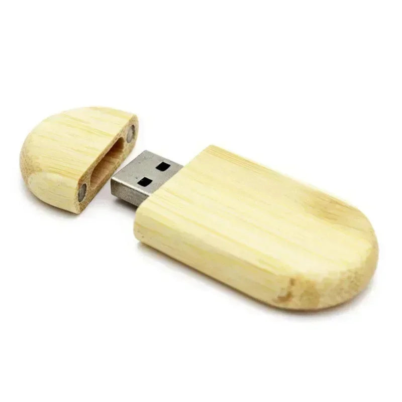 JASTER USB-Stick 2.0 128 GB Holz mit Logo