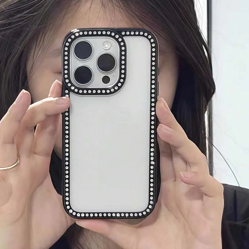 Luxus Glitzer Hülle mit Strass für iPhone 17
