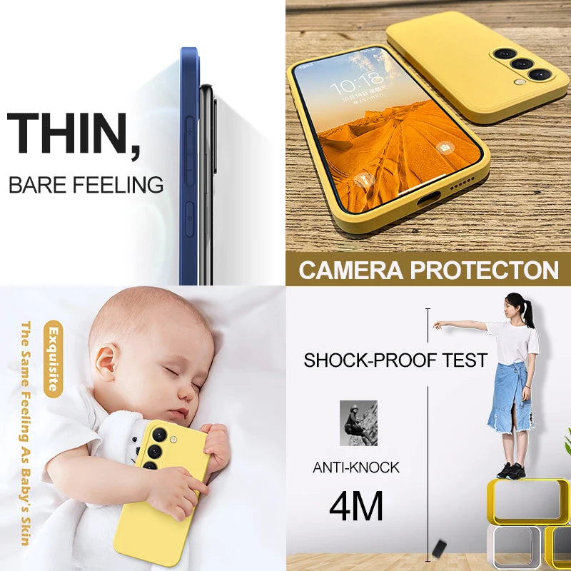 Silikonhülle für Samsung S25 S24 S23