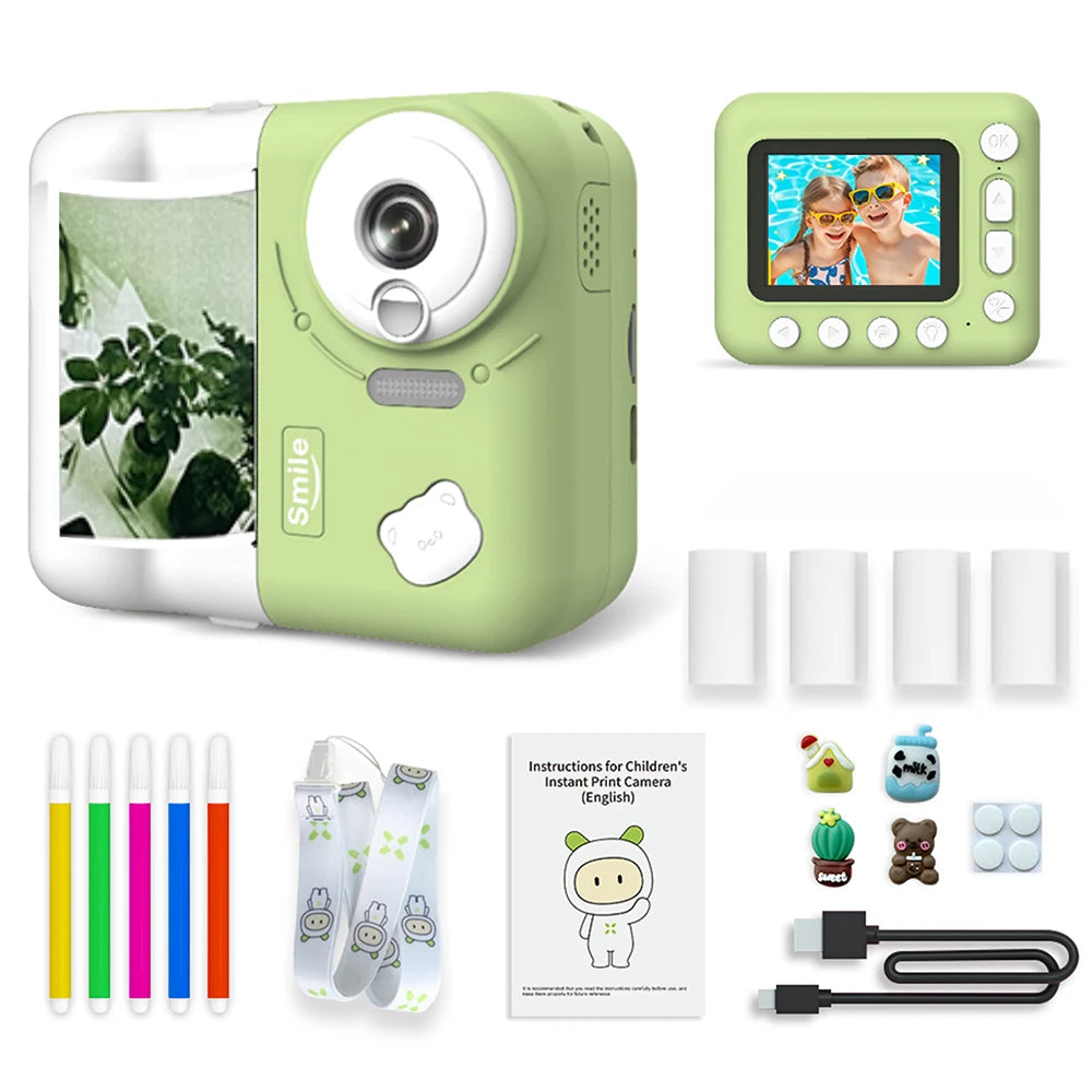 Kinderkamera Sofortbild Digitalkamera 1080P 32GB