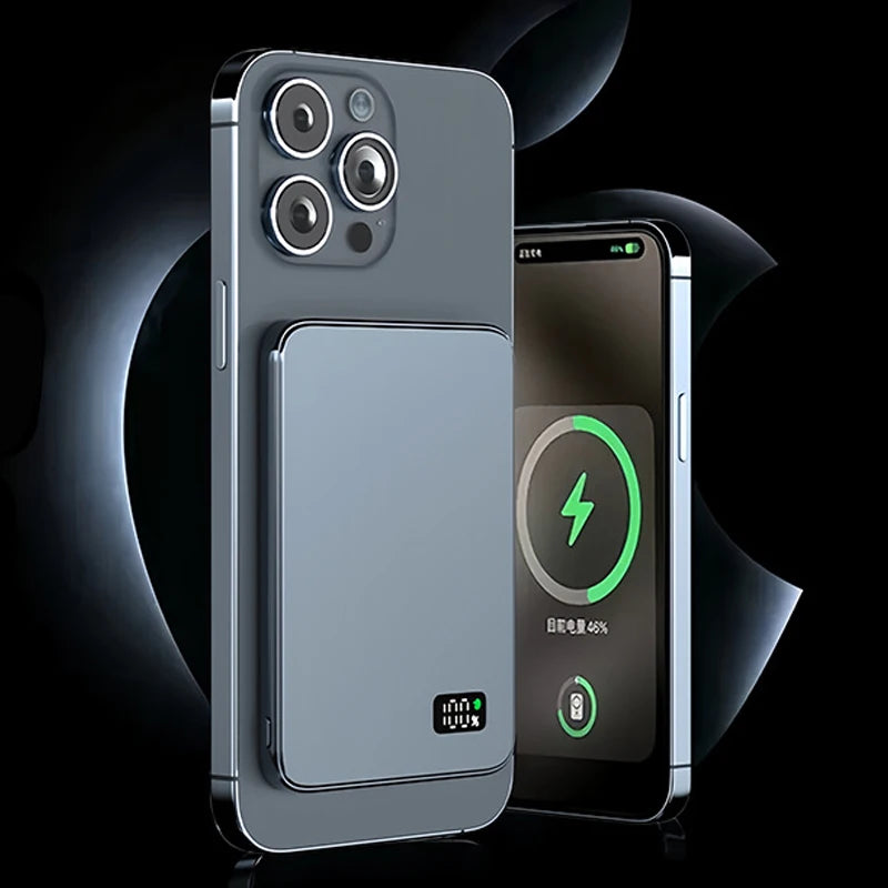 Ultradünne MagSafe Powerbank mit LED
