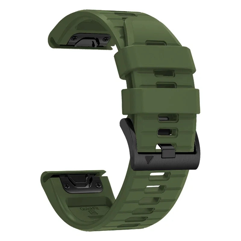 QuickFit Silikonarmband 22/26mm für Garmin Uhren