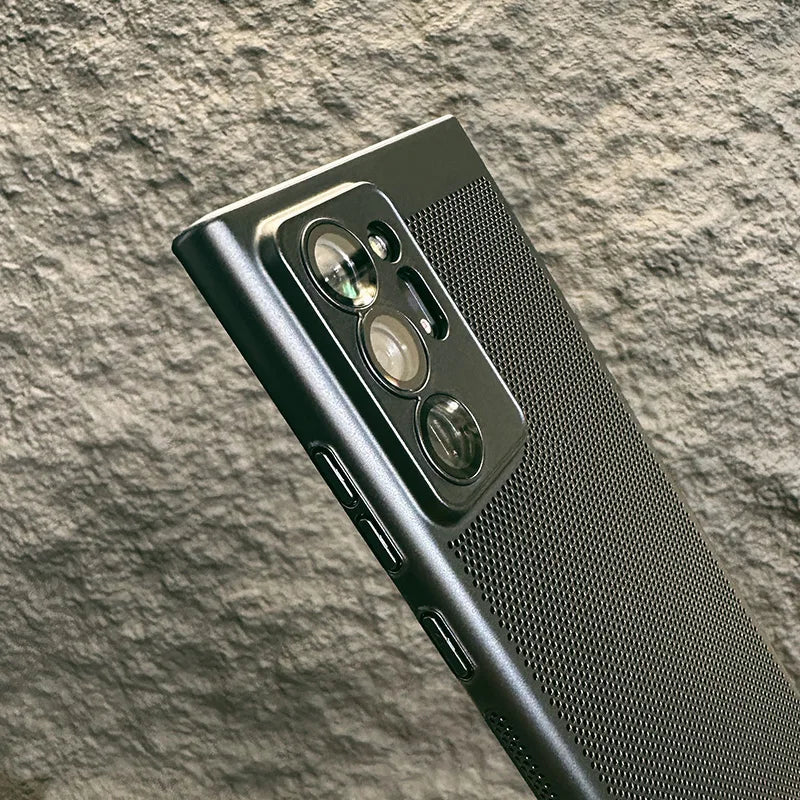 Aushöhlen Mesh Hülle für Samsung S23 S24 S25