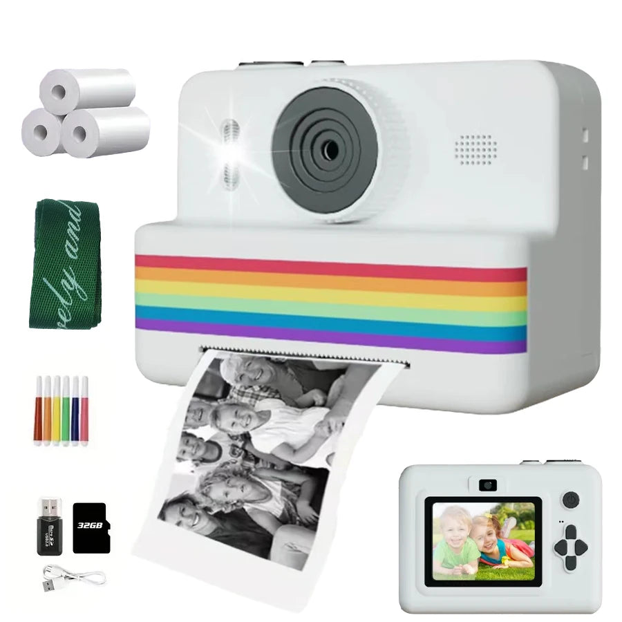 Tragbare Sofortbildkamera mit 2,8-Zoll Bildschirm