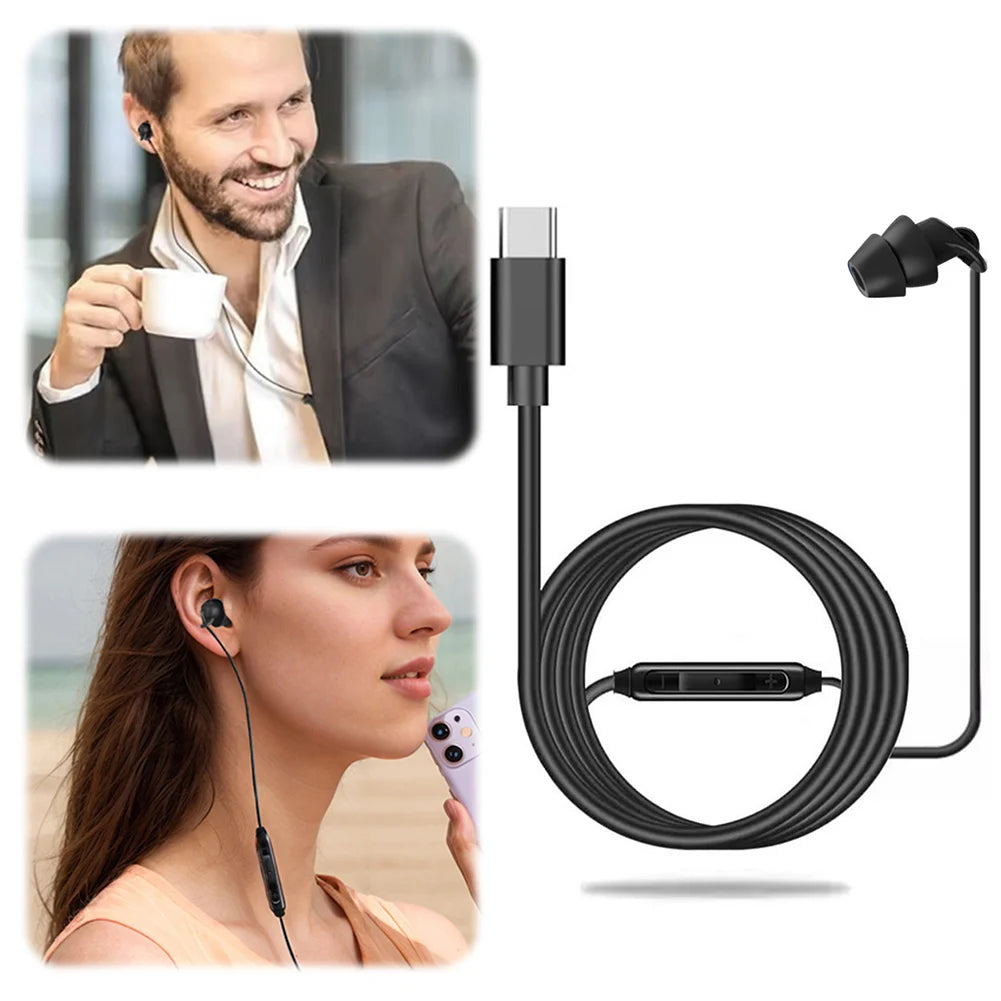 Kabelgebundene In-Ear Kopfhörer 3.5mm/Type-C