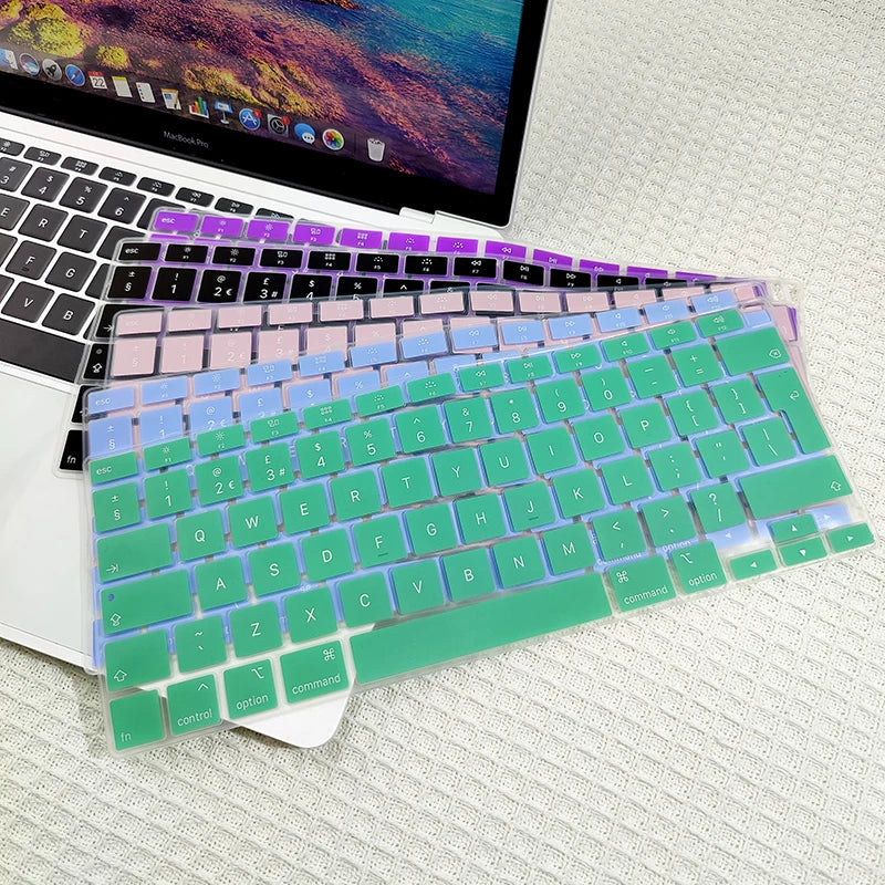 Bunte Tastaturabdeckung für MacBook