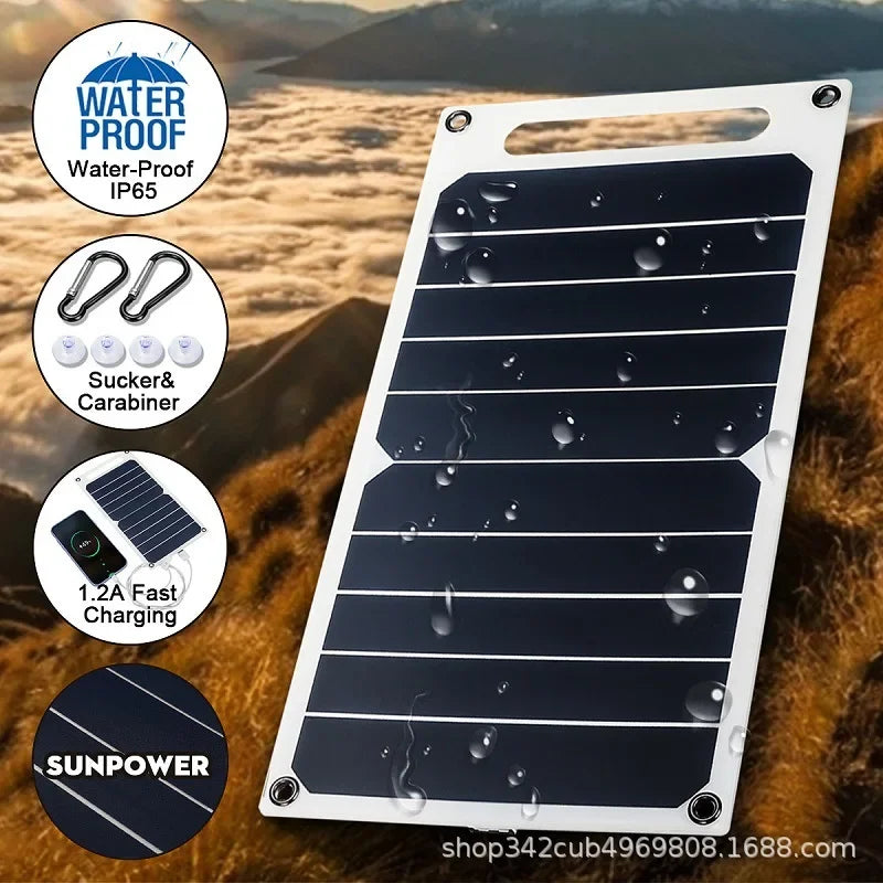 30W Solar-Powerbank wasserdicht für Reisen
