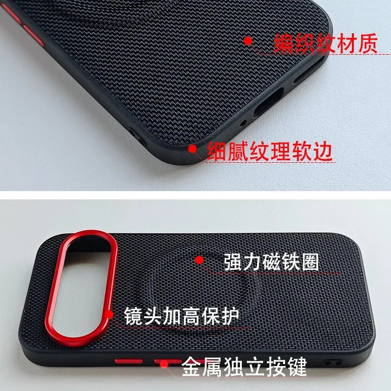 Minimalistische Nylon-Handyhülle für Google Pixel 10