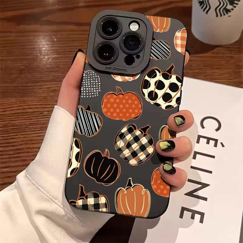 Halloween Pumpkin Phone Case for Samsung Galaxy S25 S24 S23