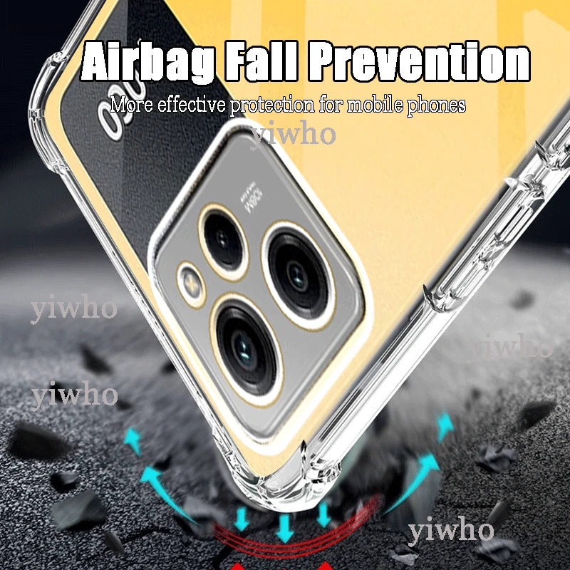 Stoßfeste klare Hülle für Poco X5 Pro