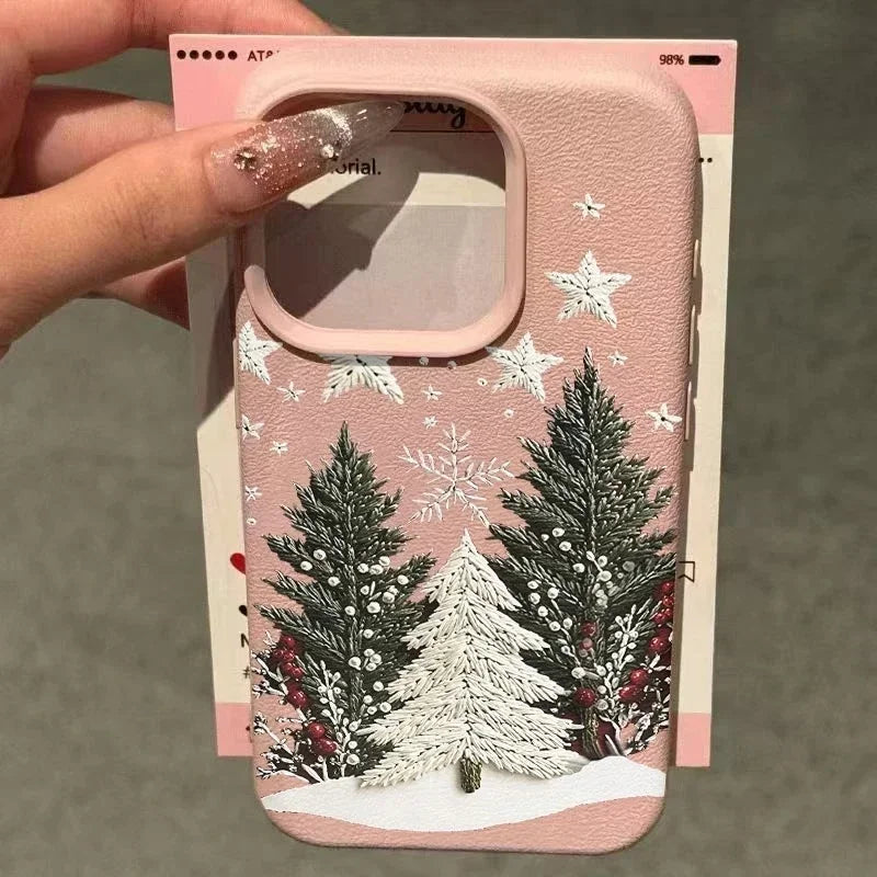 Samsung S25 Silikon Hülle Weihnachtsmotiv