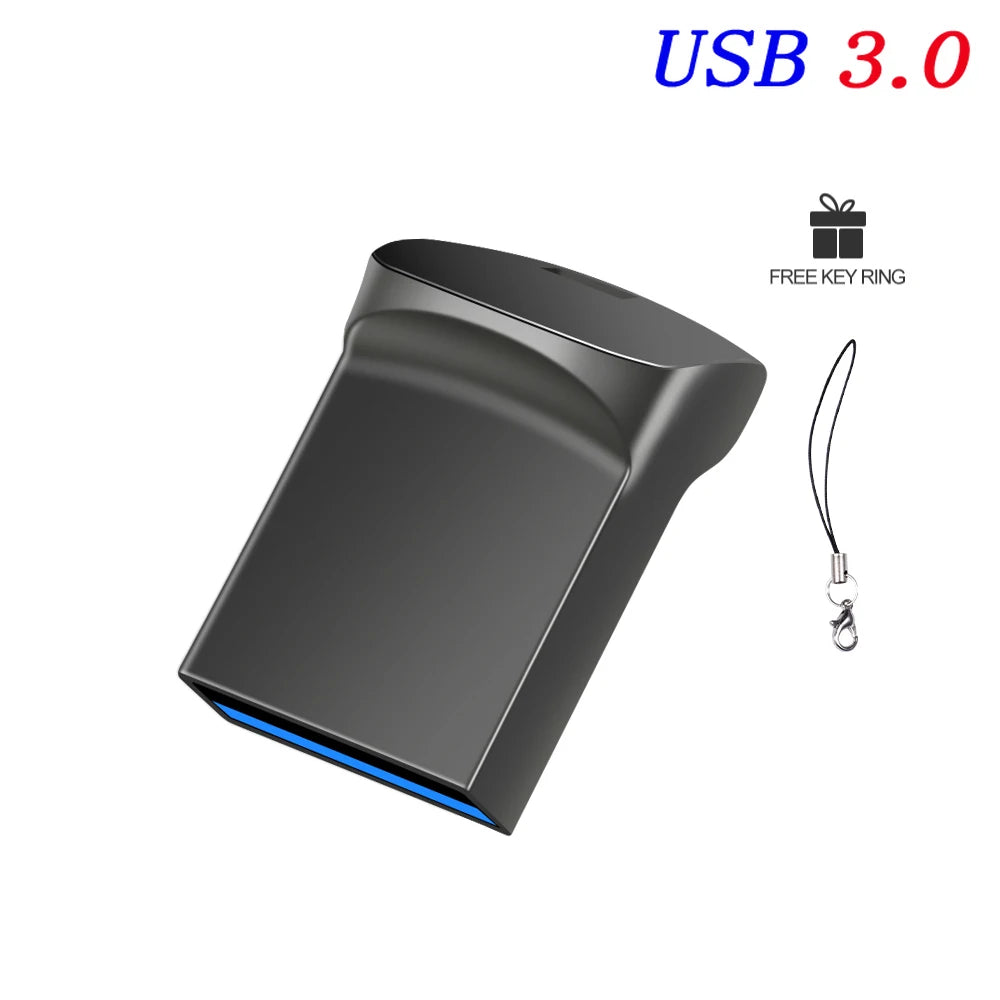 Super Mini USB 3.0 Speicherstick 64 GB Silber