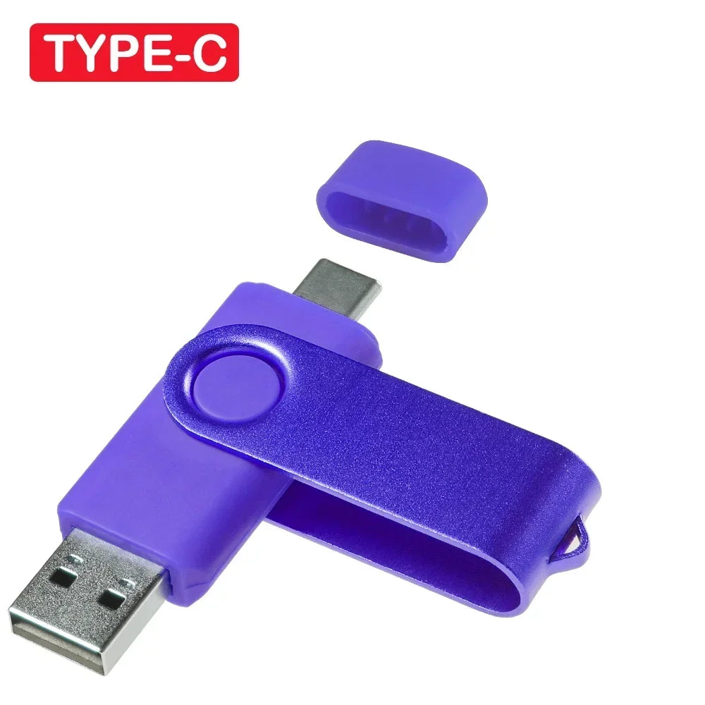 Typ-C USB-Flash-Laufwerk 128 GB Rot