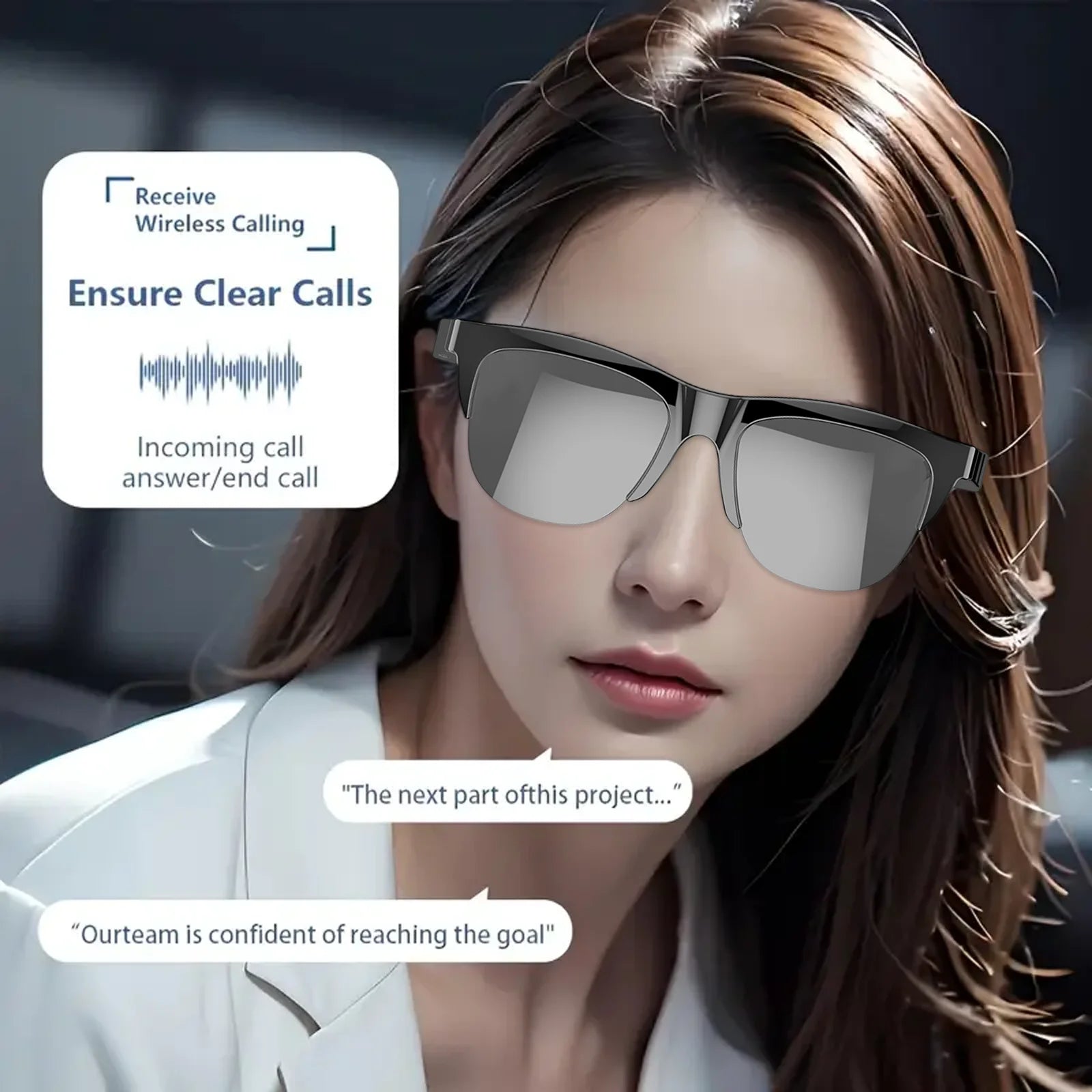 2025 Smarte Sonnenbrille mit Musik