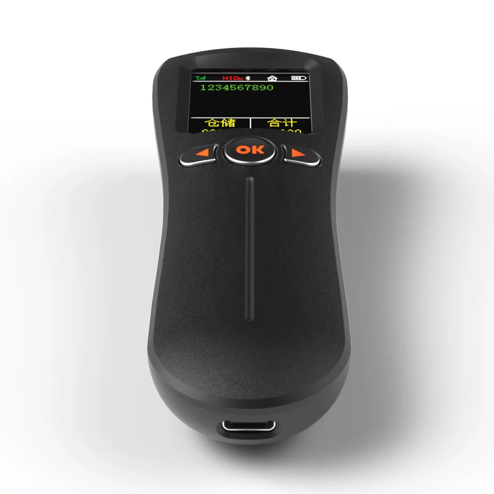 Mini 1D 2D Bluetooth scanner with TFT display mobile