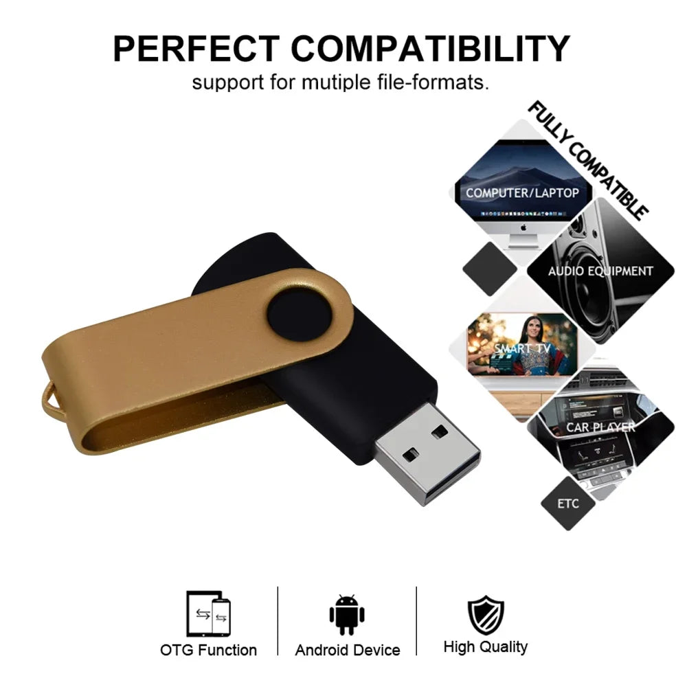 USB 2.0 Flash-Laufwerk Speicherstick 4GB–64GB